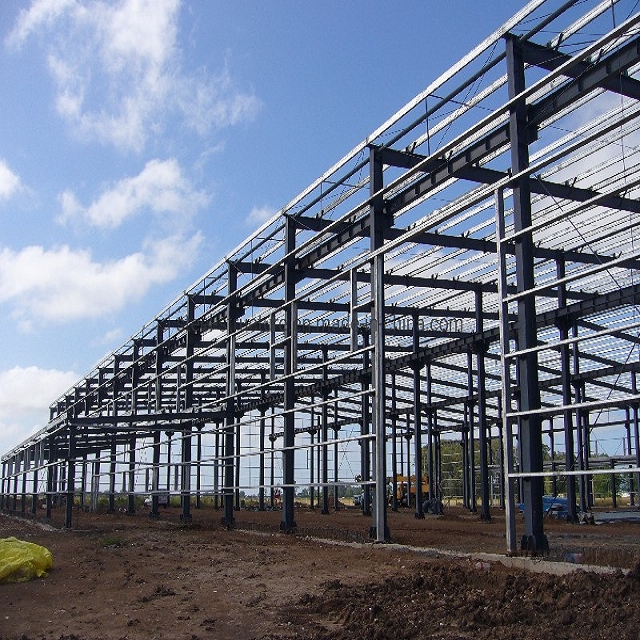 H Steel Prefabricated Steel Structure Workshop para sa Chile Market